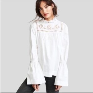 NWOT Free People Another Eternity Top In White Size Small